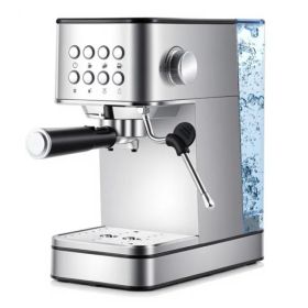 Professional Espresso Maker - 360° Steam Wand, Automatic Cup Warmer, Low-Noise Operation (Option: Defaulttitle)